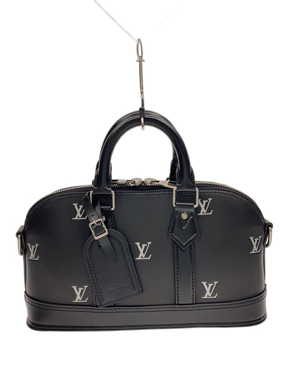 Louis Vuitton Alma East West handbag black LV Blason calfskin leather
